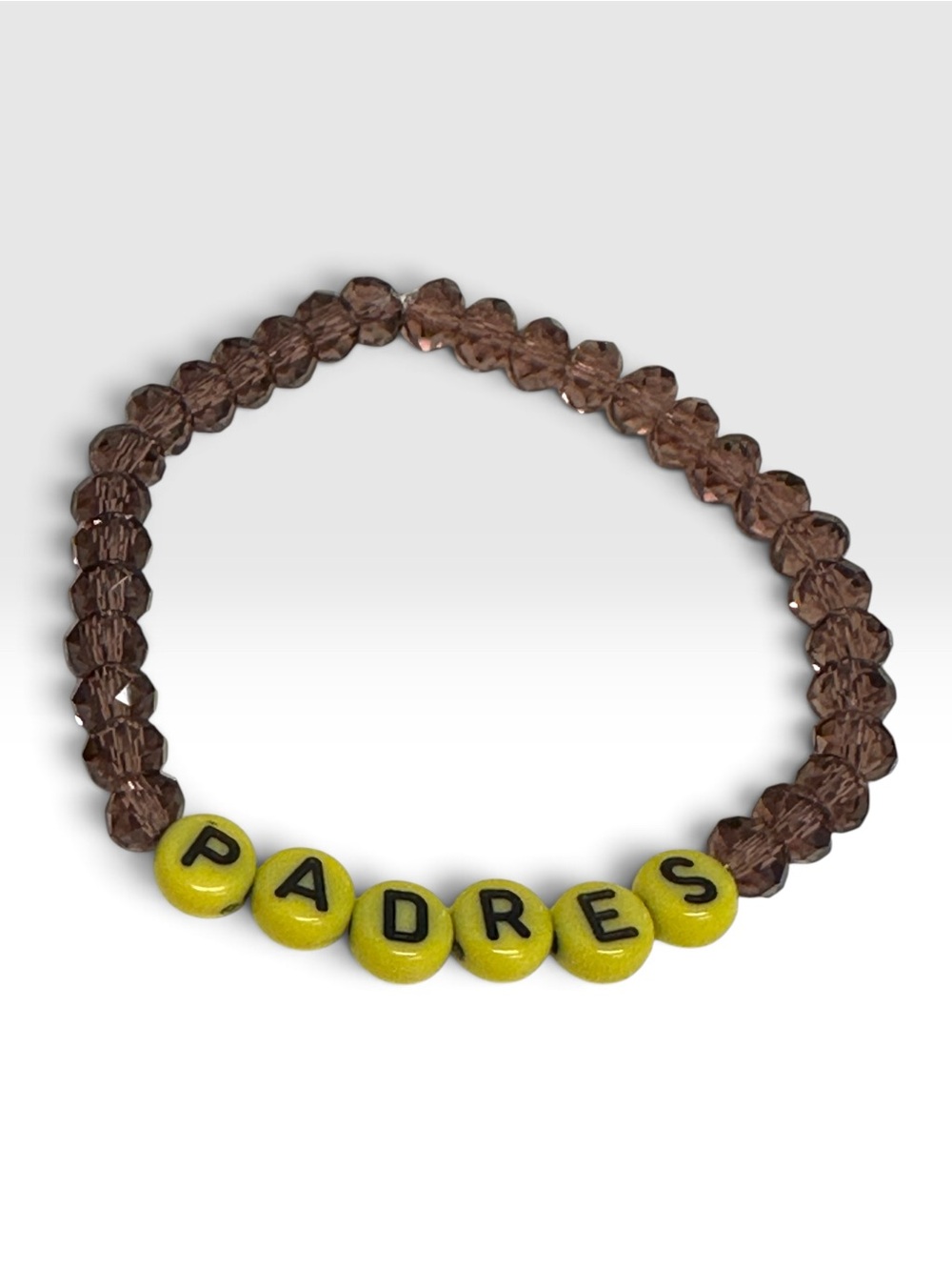 San Diego Padres Handmade Beaded Bracelet